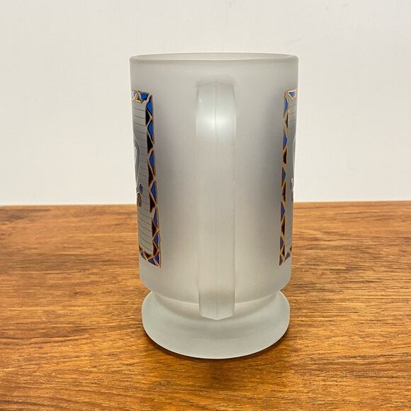 Ron Jon Surf Shop Frosted Glass Beer Mug Cocoa Beach Florida Souvenir Stein‎ USA - Picture 6 of 8